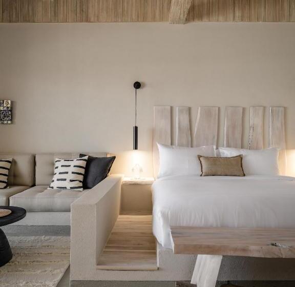 اتاق استاندارد با تخت بزرگ, Marmarica Boutique Cabanas - Ras El Hekma - North Coast