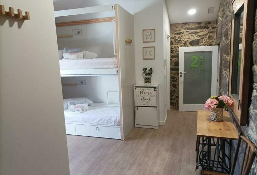 تختخواب در اتاق مشترک, Albergue Aldea Da Pedreira