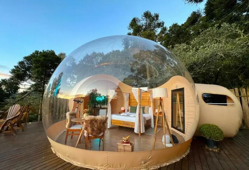 キングサイズベッドのスイートルーム, Zion Bubble Glamping