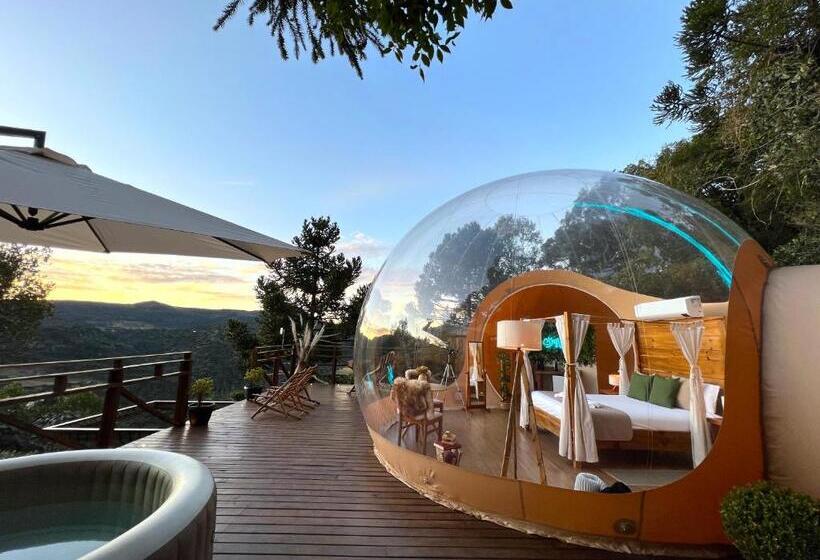 Люкс Кровать Кинг, Zion Bubble Glamping