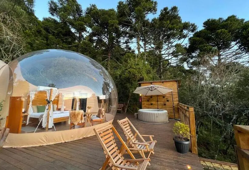 キングサイズベッドのスイートルーム, Zion Bubble Glamping