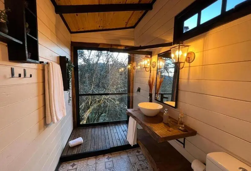 キングサイズベッドのスイートルーム, Zion Bubble Glamping