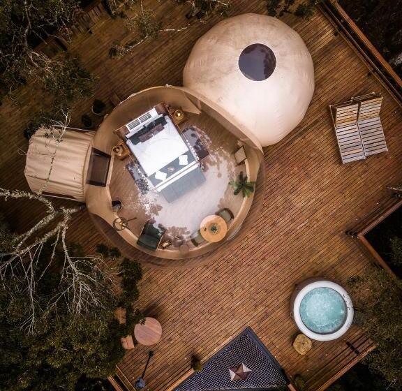 Люкс Кровать Кинг, Zion Bubble Glamping