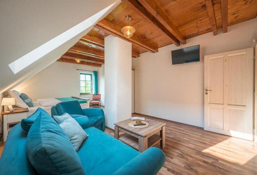 Люкс Deluxe Кровать Кинг, Vinařství Vrátil   Penzion