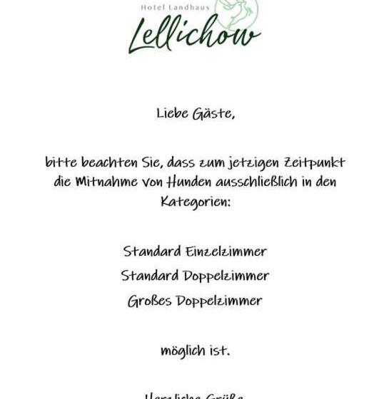 Номер Стандарт, Landhaus Lellichow