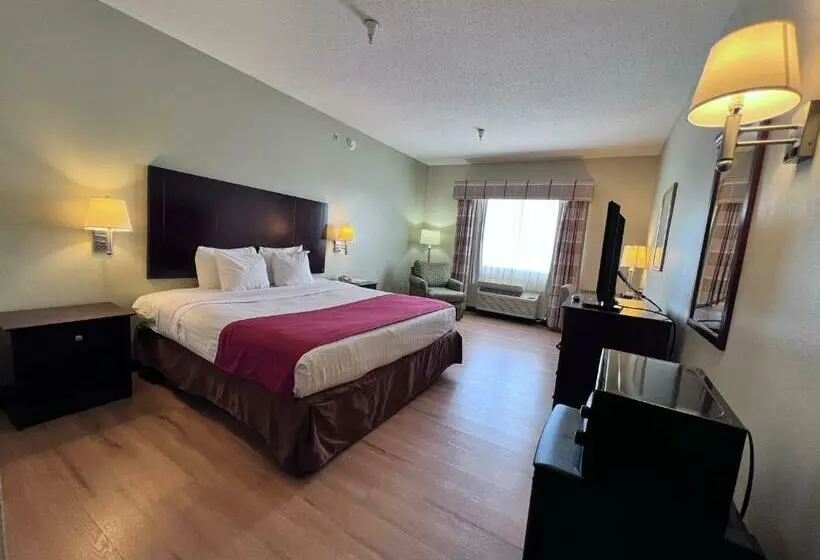 キングサイズベッドのスタンダードルーム, Americas Best Value Inn Wiggins