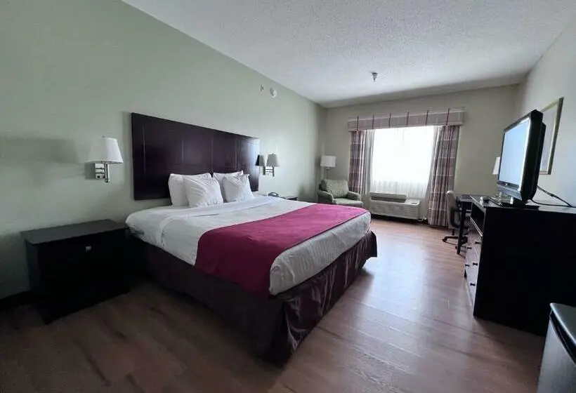 キングサイズベッドのスタンダードルーム, Americas Best Value Inn Wiggins