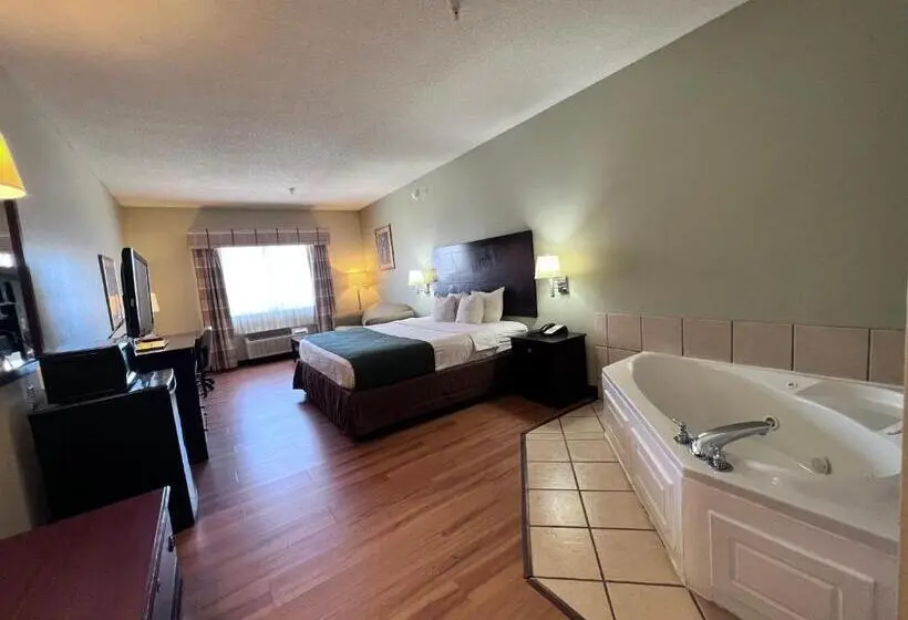キングサイズベッドのスタンダードルーム, Americas Best Value Inn Wiggins