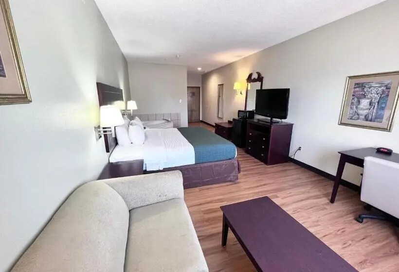 キングサイズベッドのスタンダードルーム, Americas Best Value Inn Wiggins