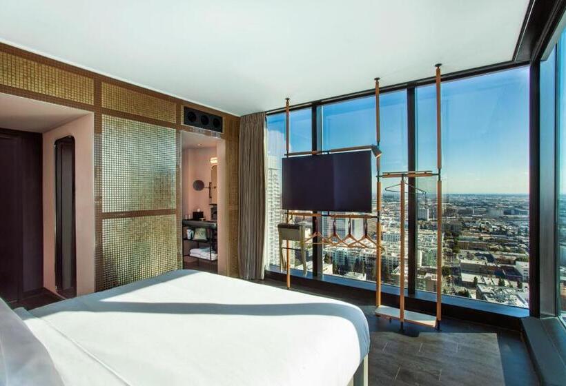 스탠다드 룸 킹사이즈 침대, Moxy Downtown Los Angeles