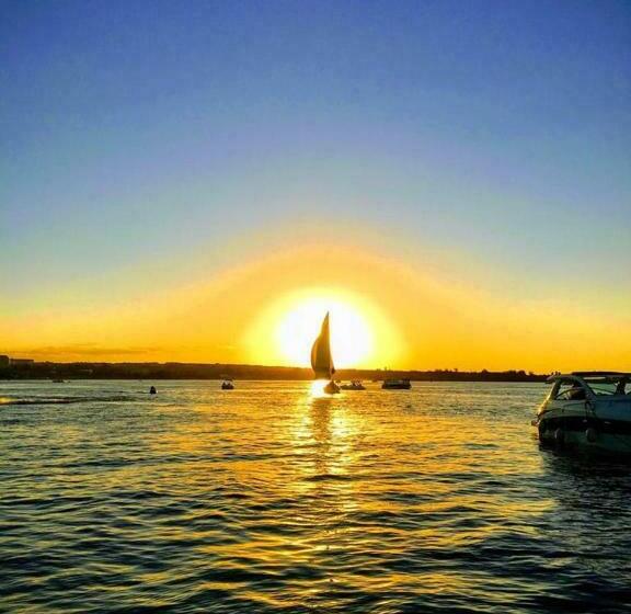 4인용 스탠다드 룸, Lake Side Reformado Lago Paranoá Brasília Df