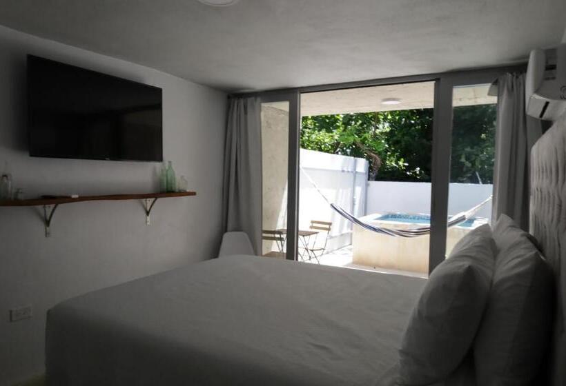 اتاق استاندارد با چشم‌انداز استخر, Viento Beach Lodge