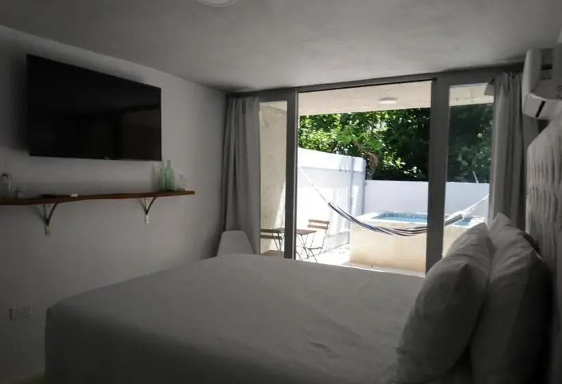 اتاق استاندارد با چشم‌انداز استخر, Viento Beach Lodge