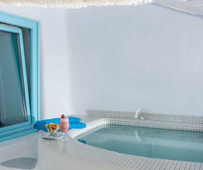 전망이 좋은 디럭스 스위트, White Santorini