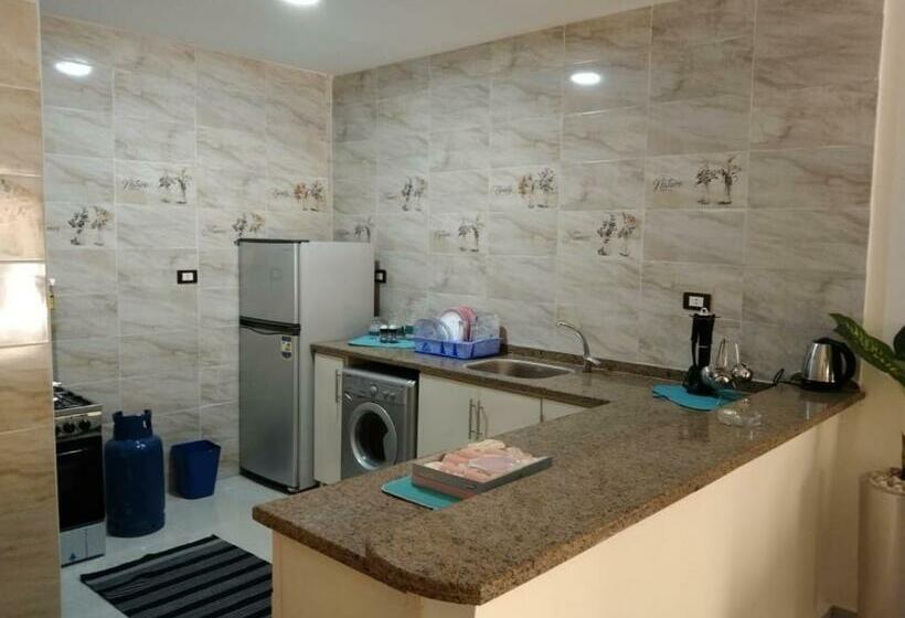 آپارتمان 1 خوابه با تراس, مراحب للاسكان الفندقي   منتجع سيسيليا / Maraheb Group For Hotel Accommodation   Cecelia Resort