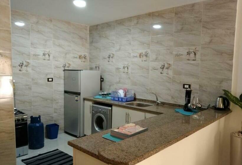 آپارتمان 1 خوابه با تراس, مراحب للاسكان الفندقي   منتجع سيسيليا / Maraheb Group For Hotel Accommodation   Cecelia Resort