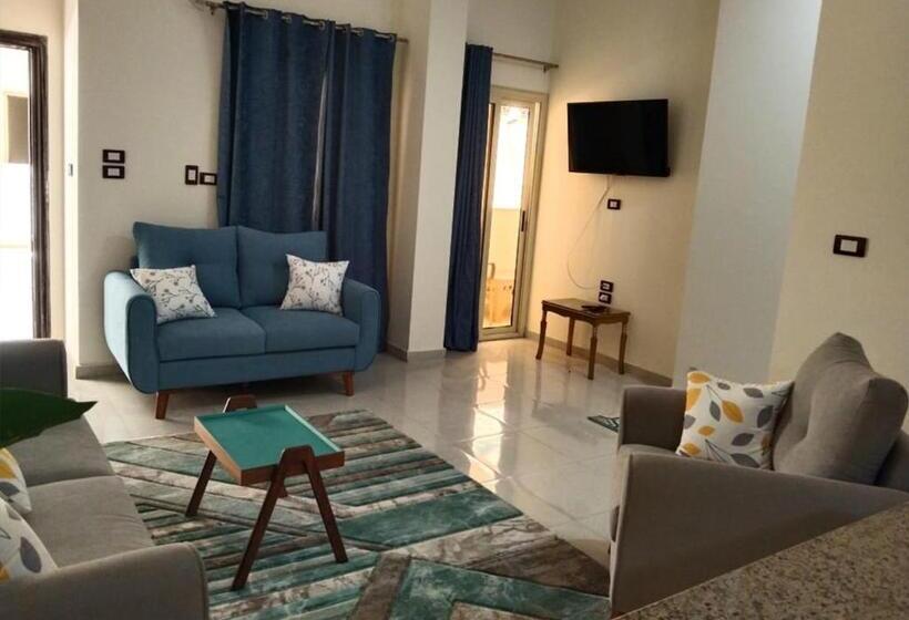 آپارتمان 1 خوابه با تراس, مراحب للاسكان الفندقي   منتجع سيسيليا / Maraheb Group For Hotel Accommodation   Cecelia Resort