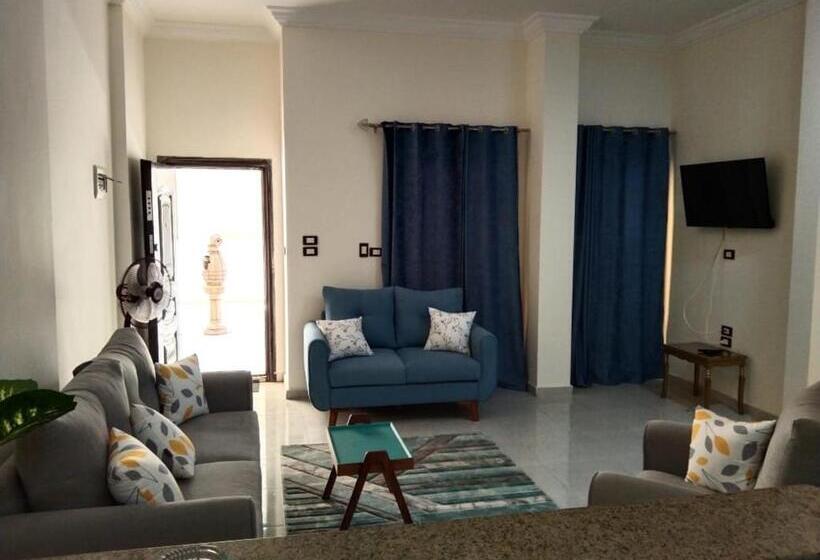 آپارتمان 1 خوابه با تراس, مراحب للاسكان الفندقي   منتجع سيسيليا / Maraheb Group For Hotel Accommodation   Cecelia Resort