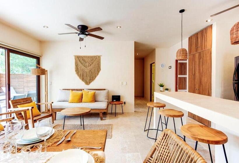 آپارتمان 1 خوابه با تراس, Nature Luxury Selva Norte