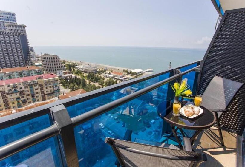 آپارتمان 1 خوابه با چشم‌انداز دریا, Sea View Orbi City