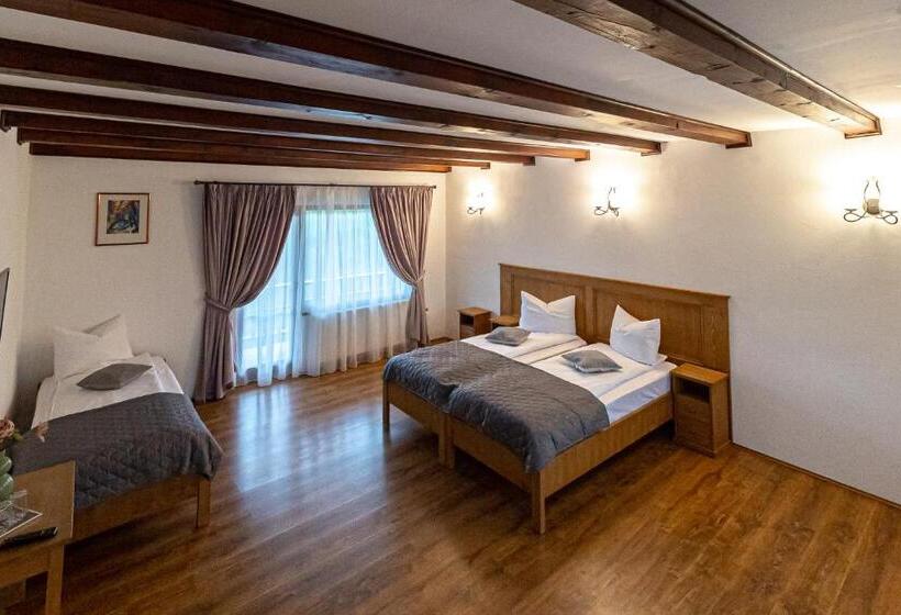 غرفة قياسية ثلاثية مطلة علي الحديقة, Pensiunea Sonnenhof