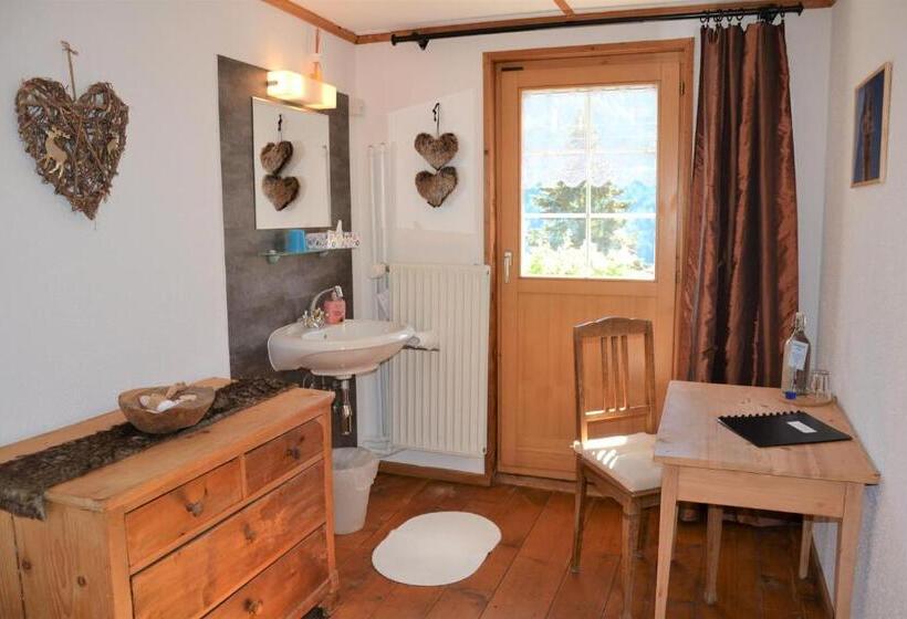 غرفة قياسية فردية حمام مشترك, Gasthaus Alpina