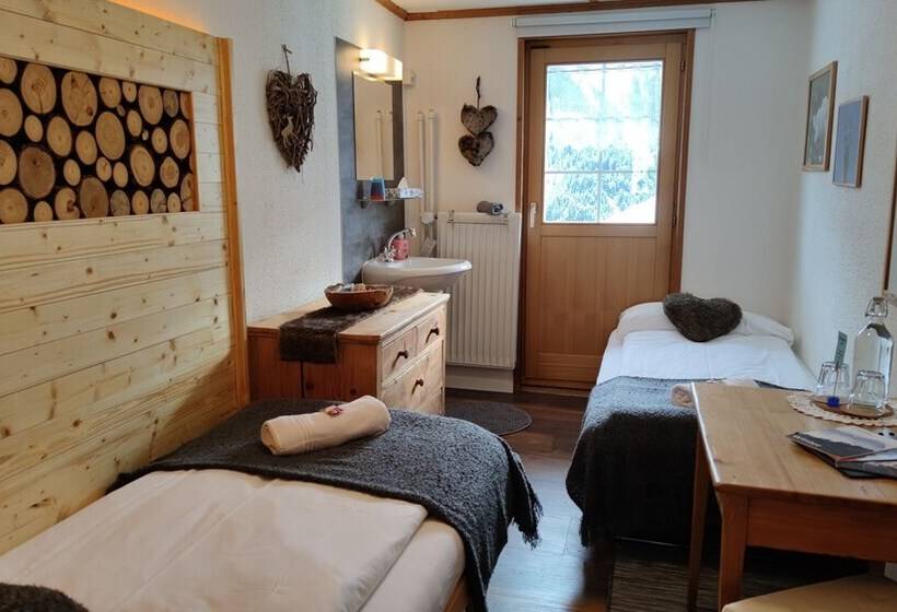 غرفة قياسية فردية حمام مشترك, Gasthaus Alpina