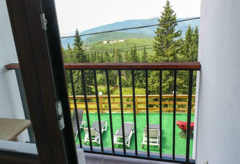 バルコニー付きデラックスルーム, Perla Munților