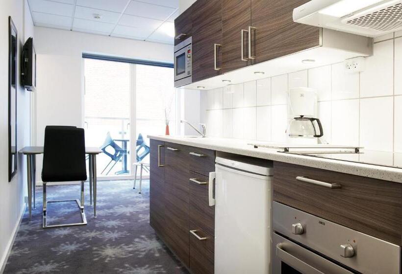 带1个卧室的带阳台的公寓, Aparthotel Faber