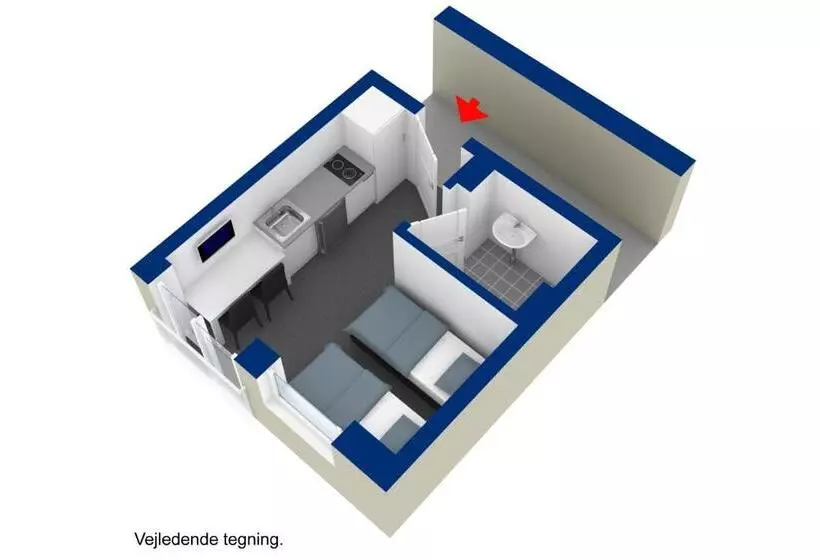 اتاق استاندارد, Aparthotel Faber
