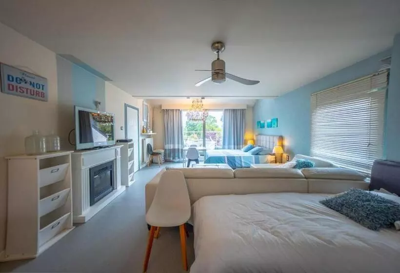 Deluxe Neljän Hengen Huone, Guesthouse De Witte Merel Deluxe
