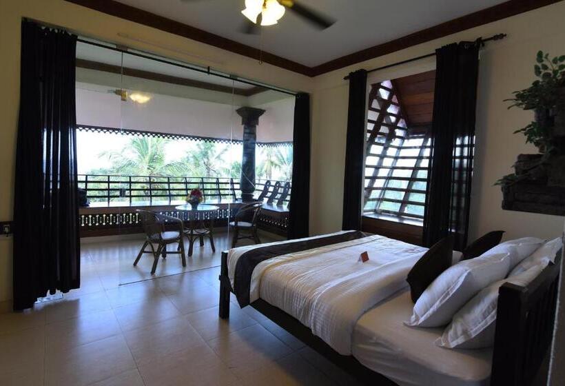 غرفة ديلوكس مزودة بشرفة, Kovalam Beach