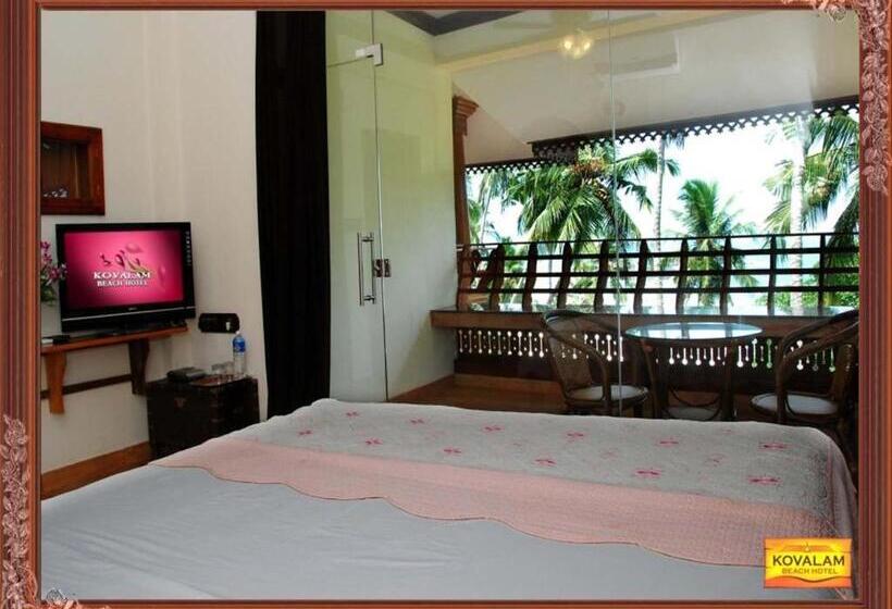 غرفة ديلوكس مزودة بشرفة, Kovalam Beach