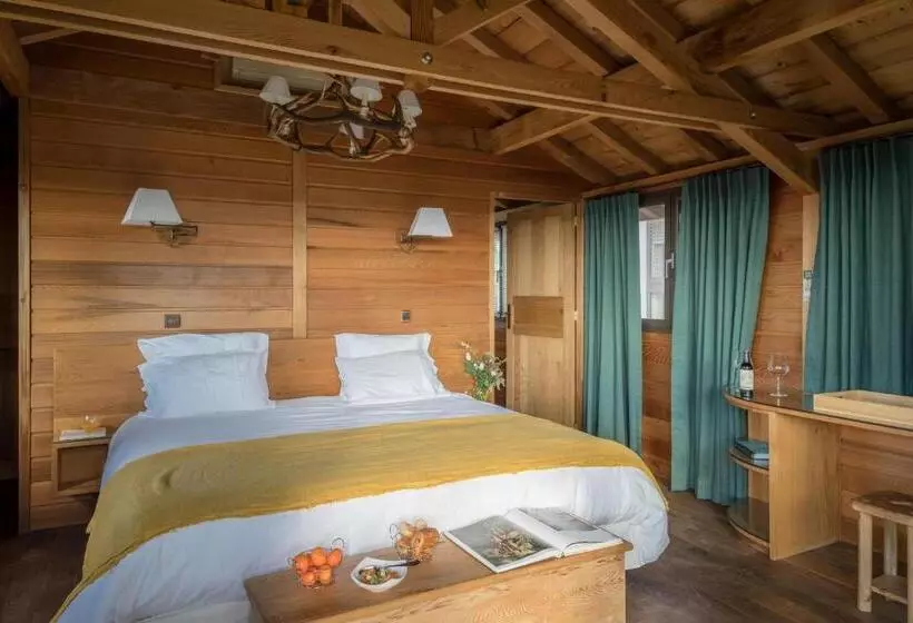 キングサイズベッドのデラックスルーム, Le Relais De Franc Mayne Saint Emilion