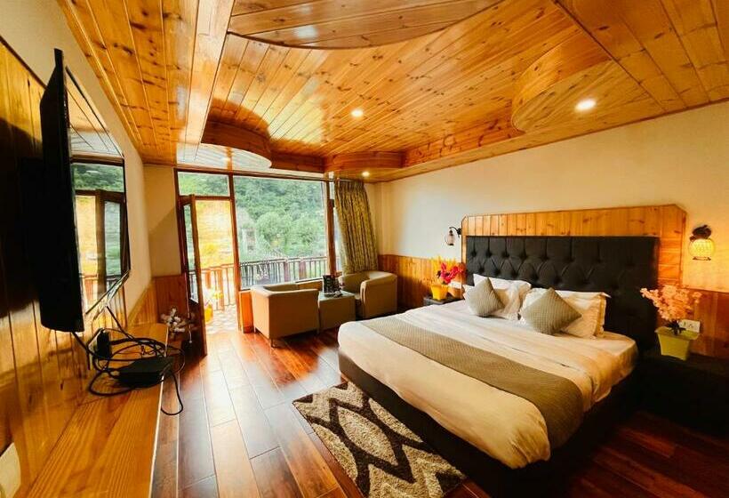 带大床的标准间, Himalyan River Resort A Riverside Resort