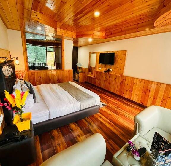 带大床的标准间, Himalyan River Resort A Riverside Resort