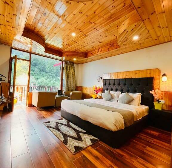 带大床的标准间, Himalyan River Resort A Riverside Resort
