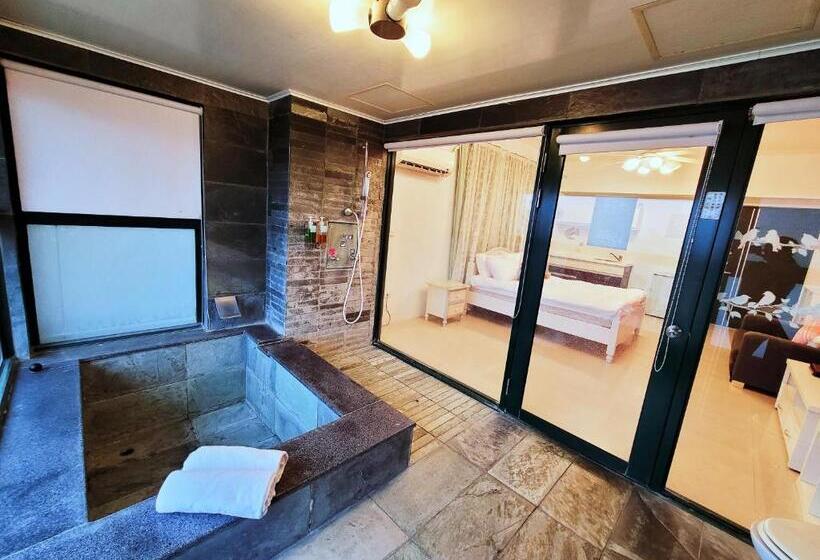 اتاق لوکس چهار تخته, 元本山湯宿 山明水秀 宜蘭縣旅館210號