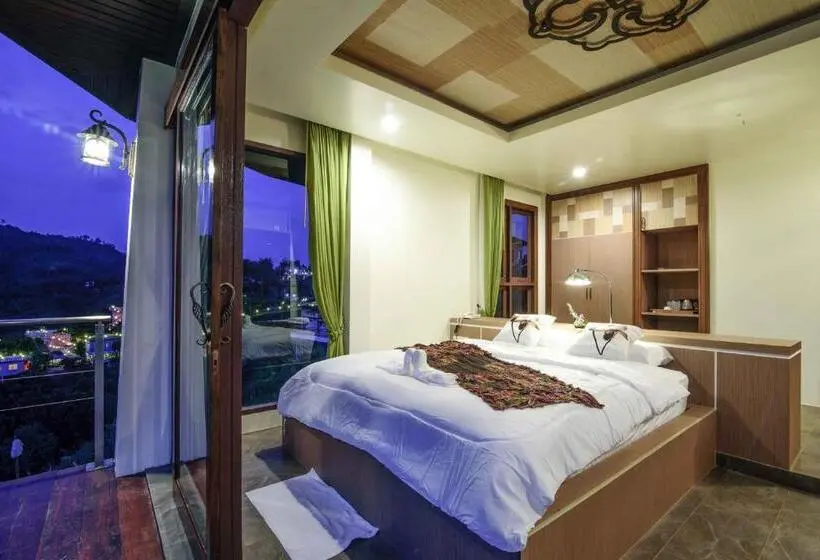 デラックスビラの１ベッドルーム, At Tree Resort Khaokho