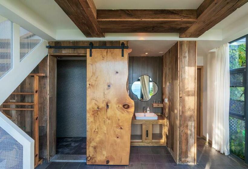 غرفة ديلوكس مطلّة علي البحر, Dali Beauty Seaview B&b