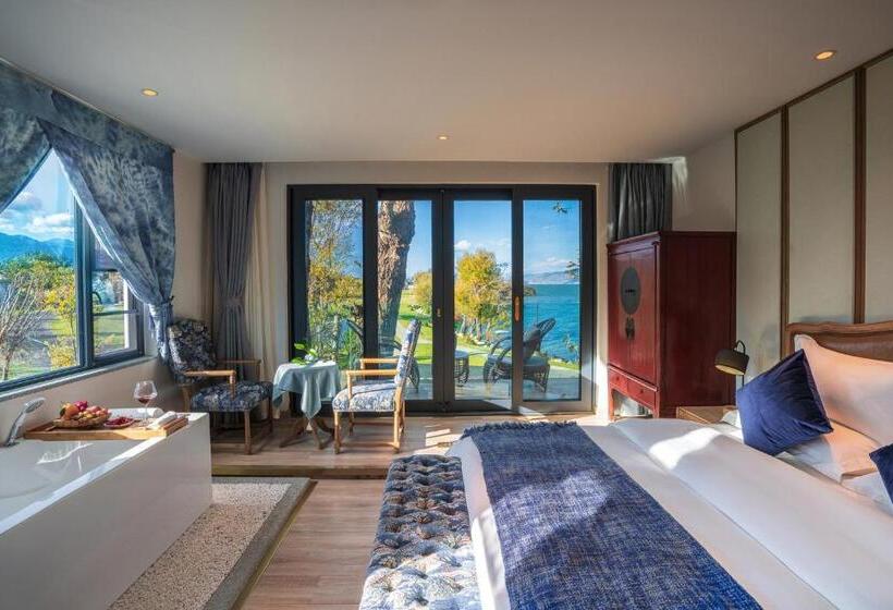 غرفة ديلوكس مطلّة علي البحر مزوَّدة بشُرفة, Dali Beauty Seaview B&b