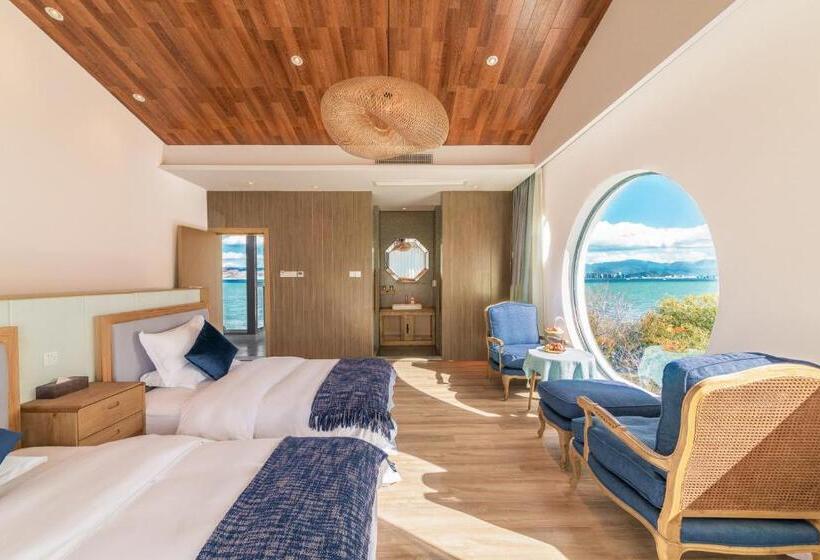 غرفة قياسية مطلّة علي البحيرة, Dali Beauty Seaview B&b