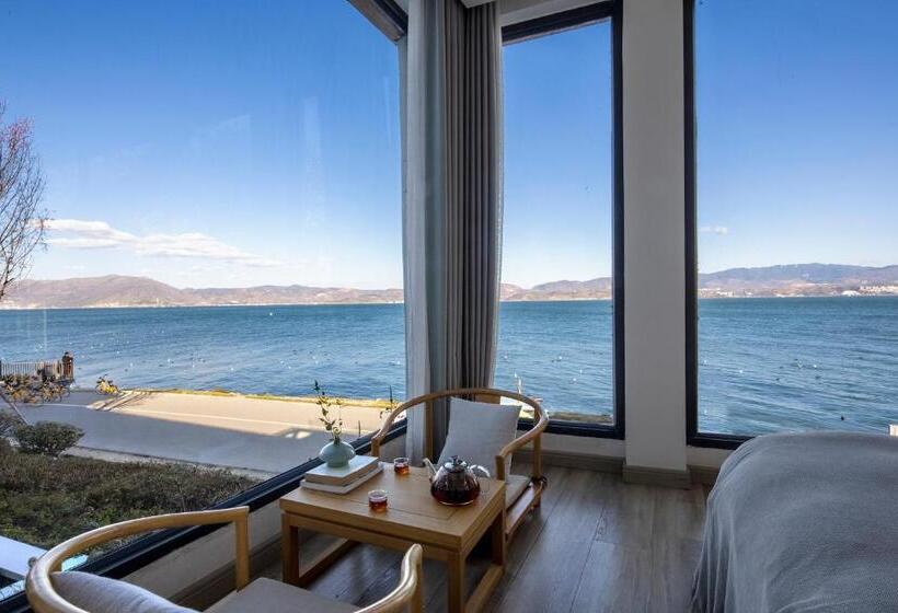 غرفة ديلوكس مطلّة علي البحر, Dali Beauty Seaview B&b