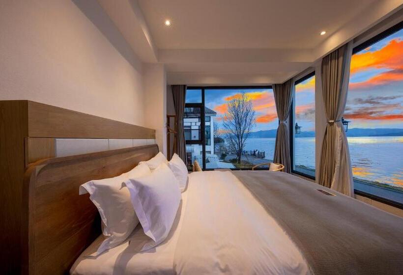 غرفة ديلوكس مطلّة علي البحر, Dali Beauty Seaview B&b