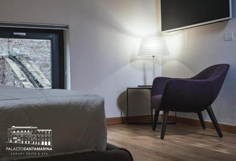 غرفة قياسية رباعية, Palazzo Santamarina Luxury Suite & Spa