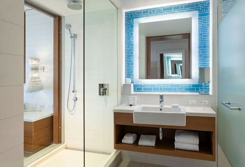 اتاق استاندارد با تخت دوبل و چشم‌انداز دریا, Grand Hyatt Baha Mar