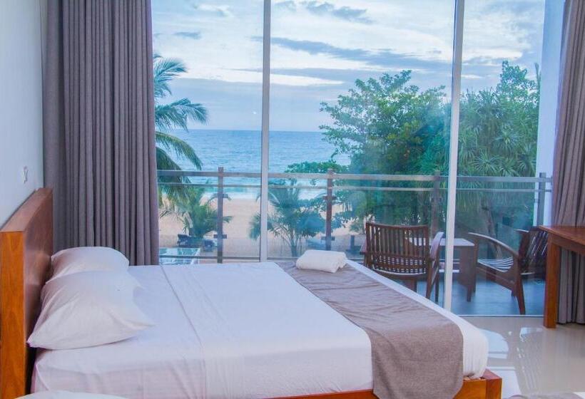 디럭스 룸 바다 전망, Marakolliya Beach Resort