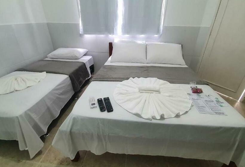 4인용 스탠다드 룸, Pousada Pérola Verde