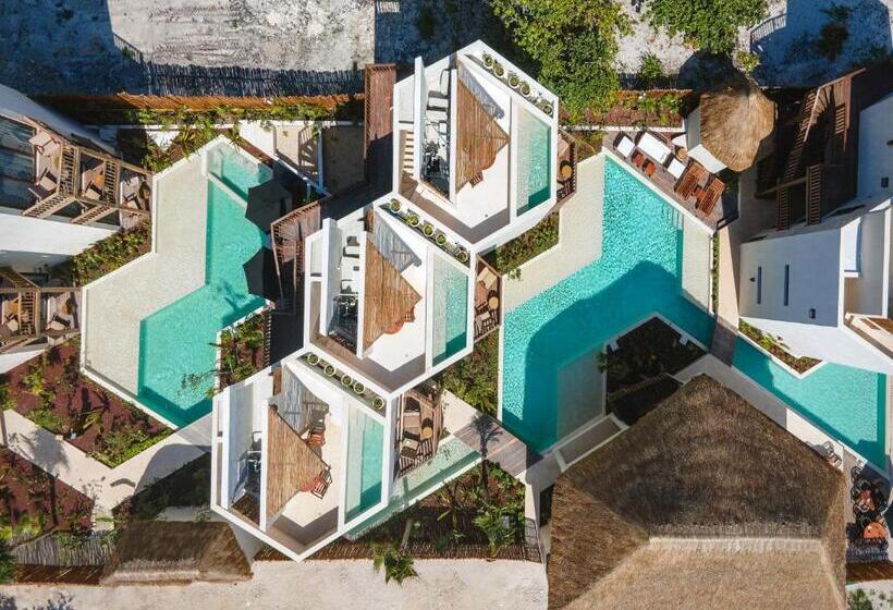 اتاق اساندارد با چشمانداز جانبی به دریا, Nerea Tulum