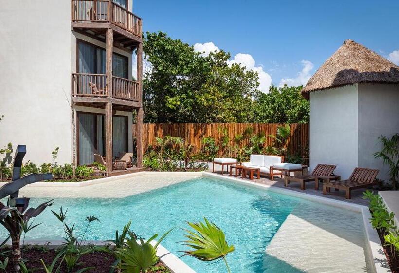 اتاق اساندارد با چشمانداز جانبی به دریا, Nerea Tulum